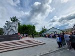 Сегодня у памятника воинам-пышминцам, погибшим  в годы Великой Отечественной войны,  состоялось торжественное мероприятие, посвященное Дню памяти и скорби