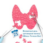 С 22 - 28 мая 2023 года неделя профилактики заболеваний эндокринной системы (в честь Всемирного дня щитовидной железы 25 мая)